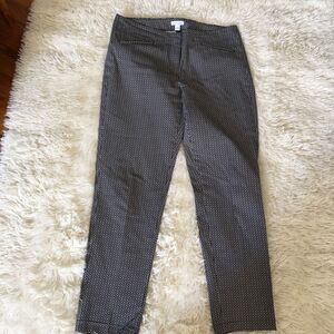 New! J Jill diamond pattern ankle skinny pant